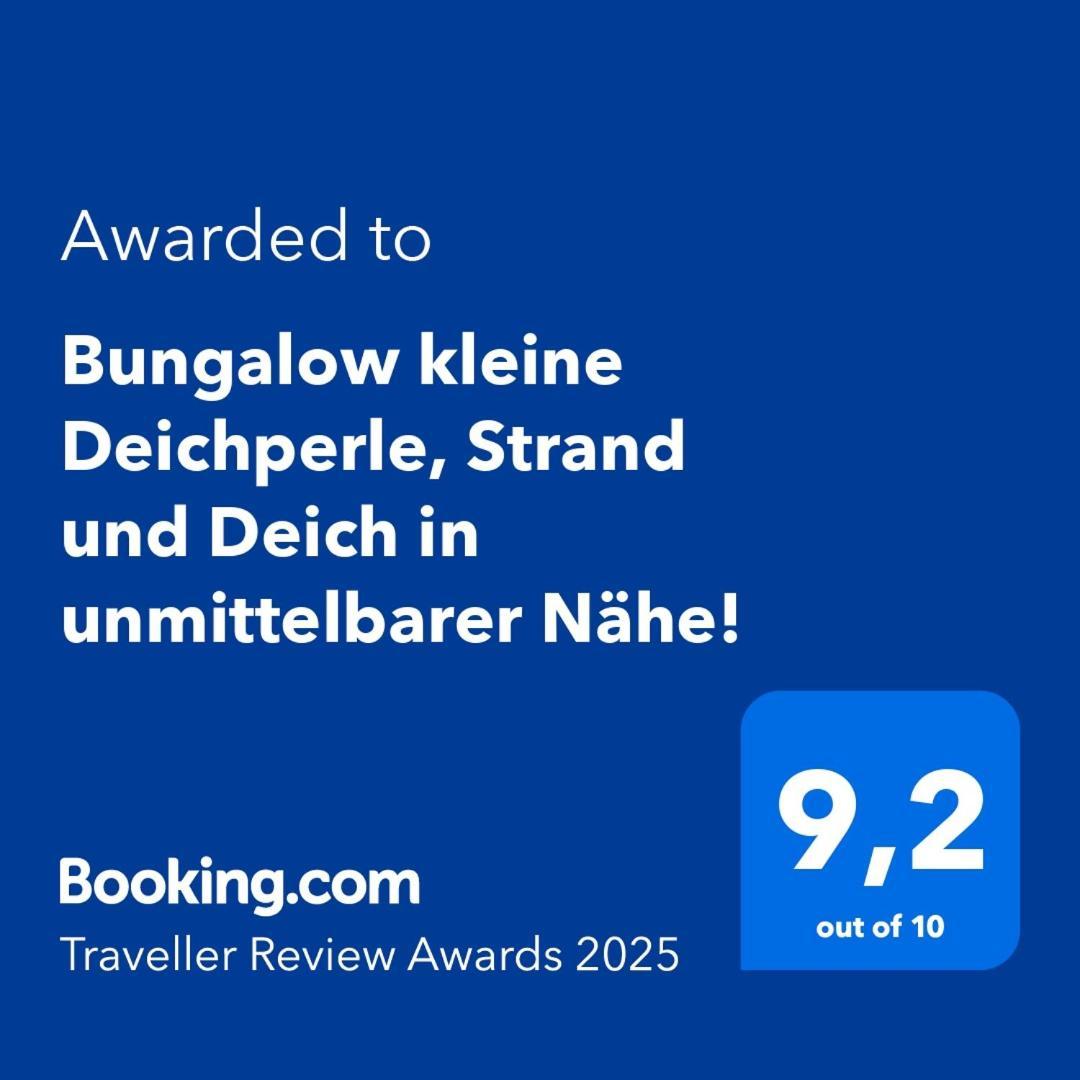 Bungalow Kleine Deichperle, Strand Und Deich In Unmittelbarer Naehe! Lemmer Buitenkant foto